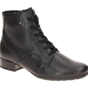 Gabor 8031.04 Damen Stiefeletten Schwarz Echtleder Schn?rung Blockabsatz