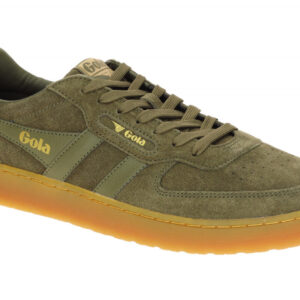 Gola CMB571LN Herren Sneaker khaki/gum, Velourleder + Glattleder Mix, Gummisohle
