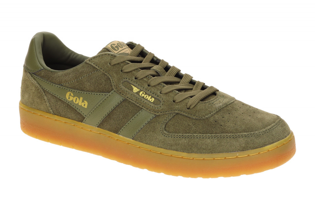 Gola CMB571LN Herren Sneaker khaki/gum, Velourleder + Glattleder Mix, Gummisohle 1 Gola CMB571LN Herren Sneaker khaki/gum, Velourleder + Glattleder Mix, Gummisohle