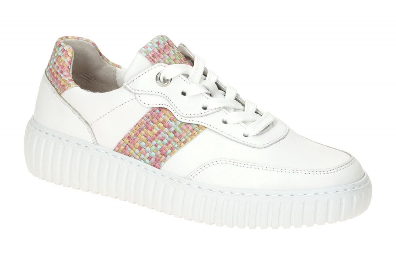 Gabor 66.425.59 DAVOS - Comfort Sneaker wei?/spring Extra Weit 1 Gabor 66.425.59 DAVOS - Comfort Sneaker wei?/spring Extra Weit