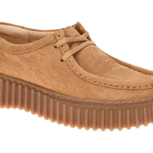 Clarks 26172084 4 TORHILL BEE Damen Halbschuhe hellbraun Nubuck Plateau Mokassin