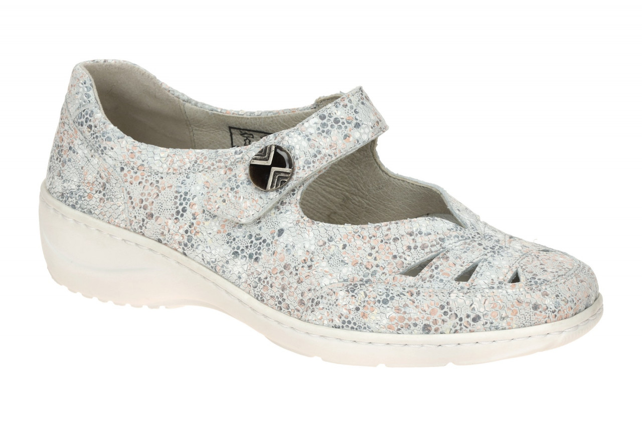 Waldl?ufer 607309 KYA Damen Ballerina Mary Jane Grau - Stein Echtleder Keilab... 1 Waldl?ufer 607309 KYA Damen Ballerina Mary Jane Grau - Stein Echtleder Keilab...