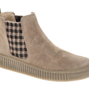 Gabor 8013.02.008 Damen Stiefeletten beige kiesel Keilabsatz - bequem & schick