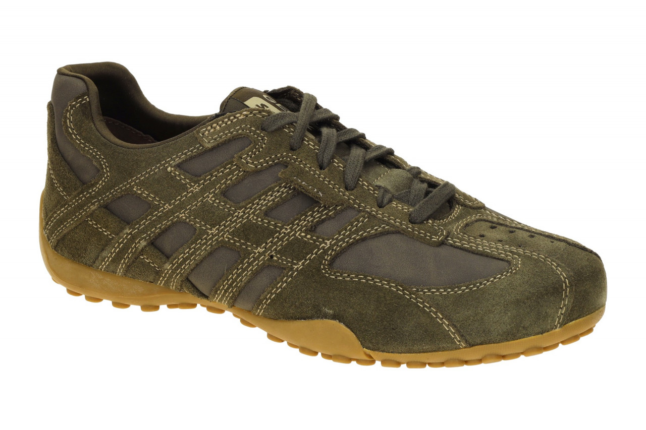 Geox U55MNB Sneakers Gr?n Military Velour-Synthetik Herrenschuhe 1 Geox U55MNB Sneakers Gr?n Military Velour-Synthetik Herrenschuhe
