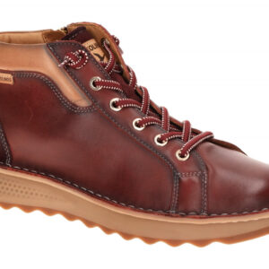 Pikolinos W3J-8509C1 Alava Damen Slipper rot arcilla bequem mit Keilsohle