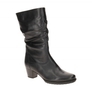 Gabor 76.606.57 Damenstiefel Schwarz (schwarz) - Extra Weit - Blockabsatz