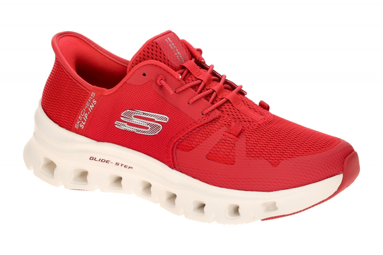 Skechers 150420 RED GLIDE STEP PRO Damenschuhe sportliche Slipper rot 1 Skechers 150420 RED GLIDE STEP PRO Damenschuhe sportliche Slipper rot