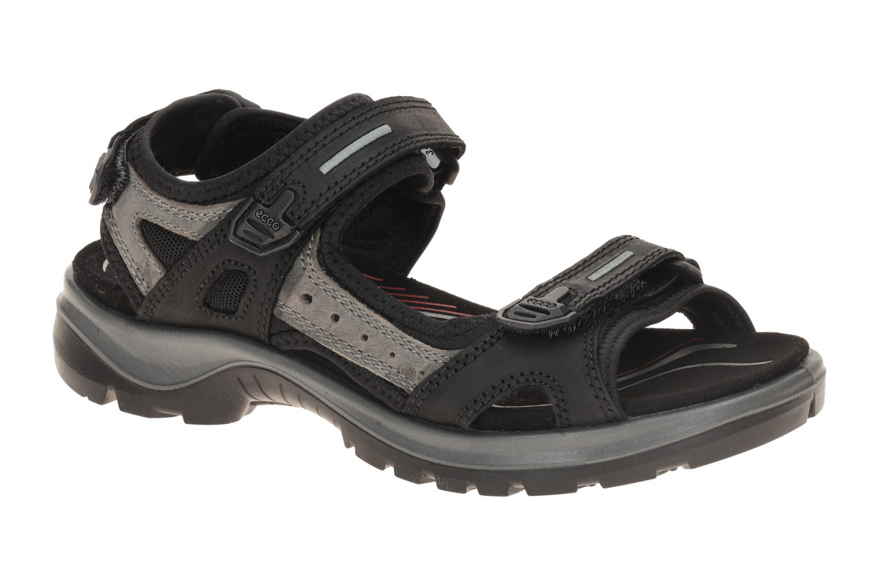 Ecco 069563 OFFROAD Damen Sandale Schwarz Outdoor Trekking Gummisohle Klett 1 Ecco 069563 OFFROAD Damen Sandale Schwarz Outdoor Trekking Gummisohle Klett