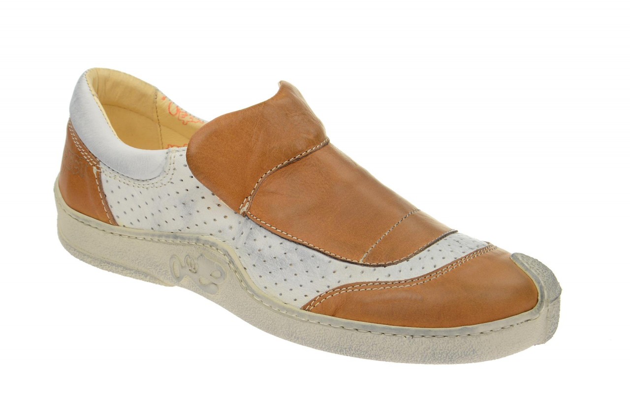Eject 16920.001 SKAT Herren Slipper Halbschuhe camel/white Echtleder Gummisohle 1 Eject 16920.001 SKAT Herren Slipper Halbschuhe camel/white Echtleder Gummisohle