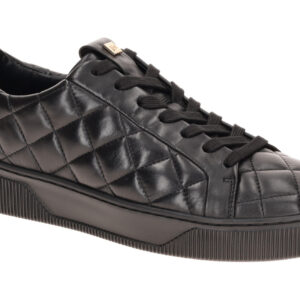 H?gl 3420 Schwarz - Premium Sneaker mit Memory Foam in Glattleder