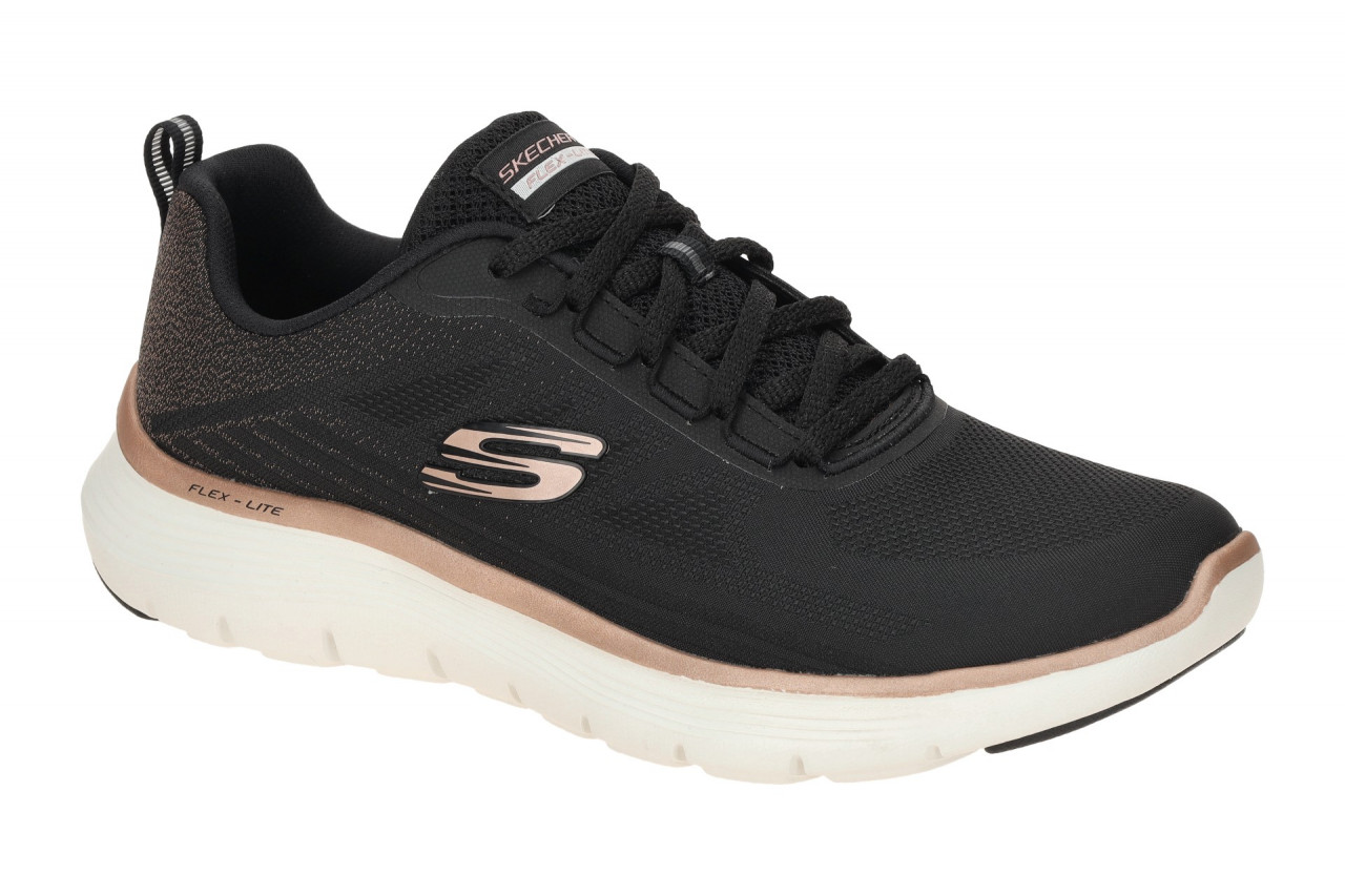 Skechers 150217 BKRG Flex Appeal 5.0 Elegant Glow Damen Sneaker Schwarz/Ros?gold 1 Skechers 150217 BKRG Flex Appeal 5.0 Elegant Glow Damen Sneaker Schwarz/Ros?gold