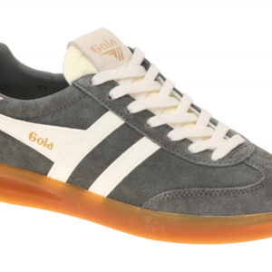 Gola CLB762DN CYCLONE Damen-Sneaker grau/wei?/rosa/gum - Velourleder/Suede/Fr...
