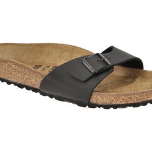 Birkenstock 40791 Madrid BS Damen Pantoletten Schwarz Schnalle EVA-Laufsohle