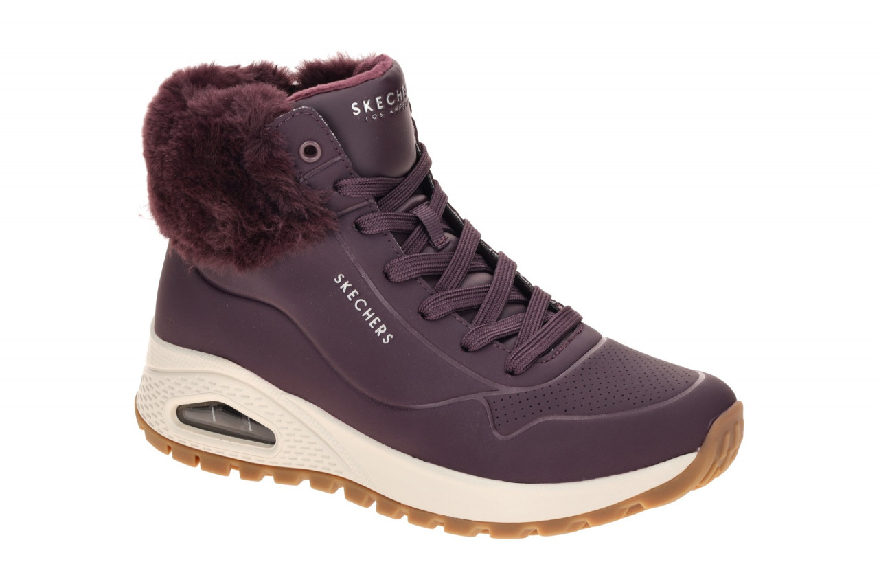 Skechers 167274 WINE Uno_Rugged_D Damen Mid Cut Sneaker lila Air Cooled Memor... 1 Skechers 167274 WINE Uno_Rugged_D Damen Mid Cut Sneaker lila Air Cooled Memor...