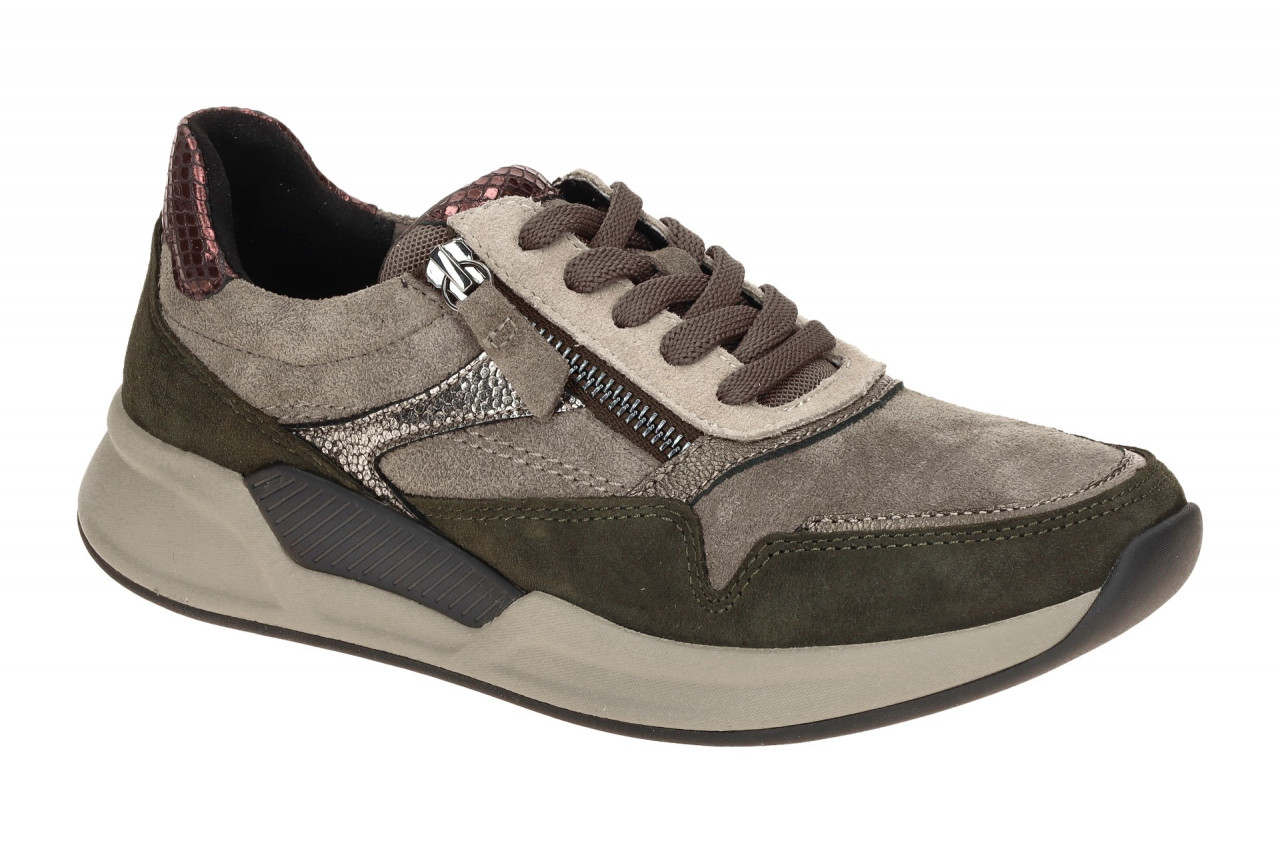 Gabor 76.957.30 ROLLINGSOFT Damen Sneaker Grau Mohair/Sherwood K - Leicht und... 1 Gabor 76.957.30 ROLLINGSOFT Damen Sneaker Grau Mohair/Sherwood K - Leicht und...