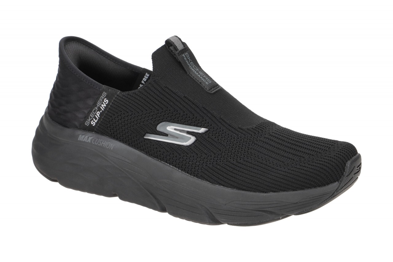 Skechers 220389/BBK MAX CUSHIONING ELITE - ADVANTAGEOUS Herren Slipper Schwarz 1 Skechers 220389/BBK MAX CUSHIONING ELITE - ADVANTAGEOUS Herren Slipper Schwarz