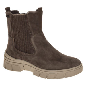 CAPRICE 26407 Damen Winterstiefeletten in dunkelbraun - wasserdichtes Echtled...