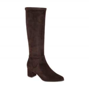 Peter Kaiser Damenstiefel 9-75526-45-302 DK Brown Velour Stretch-Langschaft.s...