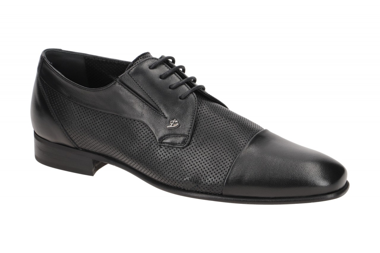 Bello BL612 nero Herren Halbschuhe in elegantem Schwarz 1 Bello BL612 nero Herren Halbschuhe in elegantem Schwarz
