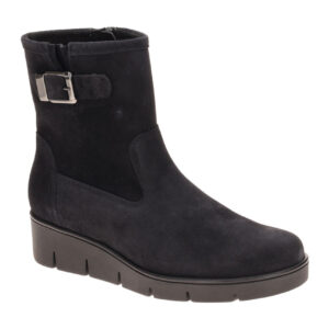 Gabor Damen Stiefeletten 8005.02.002 dark blue Keilabsatz Wechselfu?bett