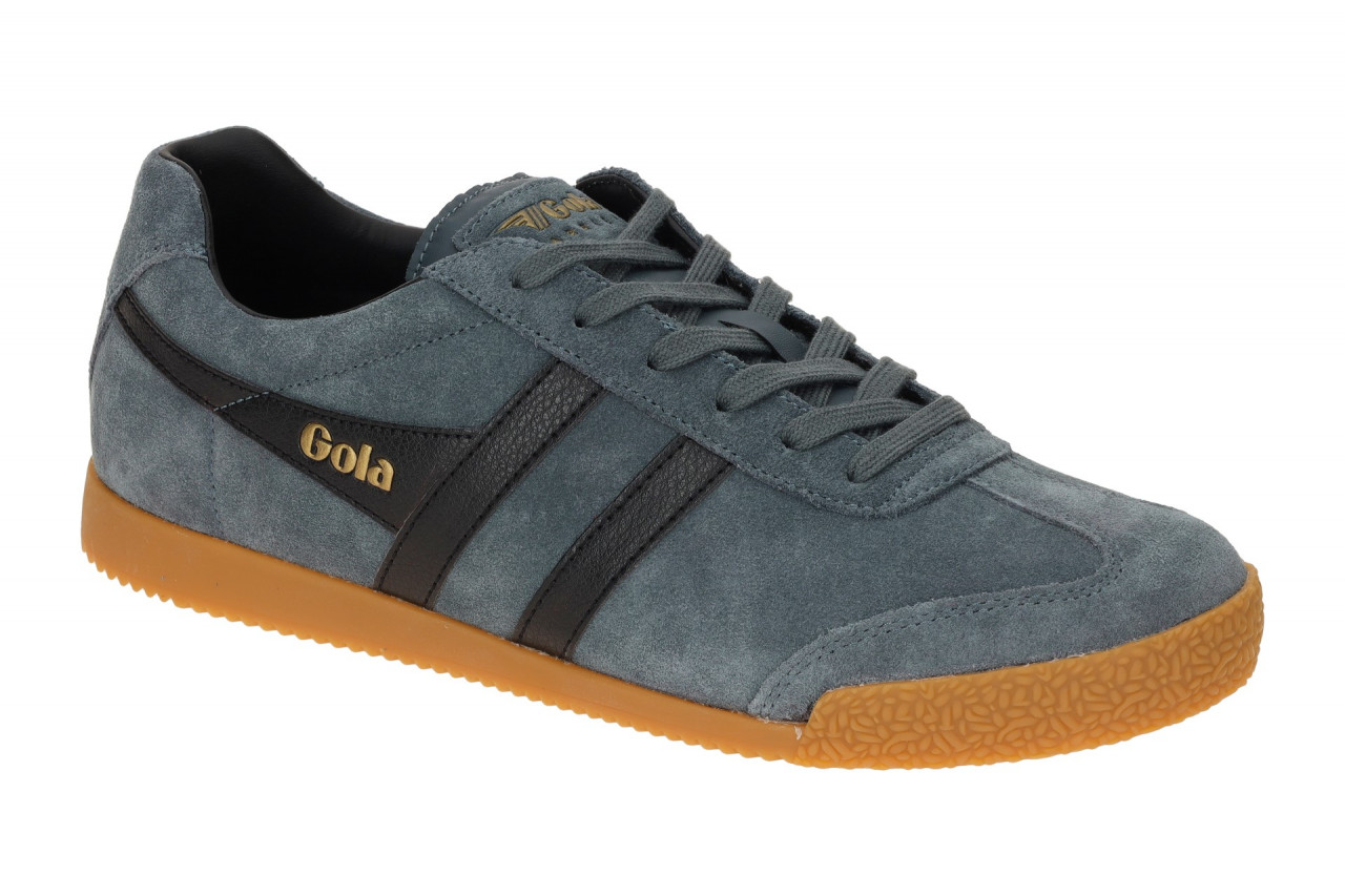 Gola CMA192GS Harrier Herren Sneakers blau-graphit/black Echtleder mit Textil... 1 Gola CMA192GS Harrier Herren Sneakers blau-graphit/black Echtleder mit Textil...