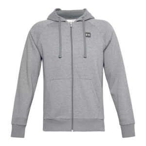 Under Armour Rival Fleece Hoodie Full Zip Herren Sweatjacke 1357111 012 grau