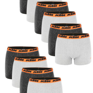 KTM by FREEGUN Boxershorts für Herren Unterwäsche Pant Men´s Boxer 10 er Pack