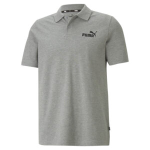 PUMA Herren ESS Pique Polo Shirt grau 586674 03