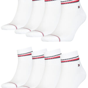 8 Paar TOMMY HILFIGER Herren ICONIC QUARTER Gr. 39 - 49 Sneaker Socken