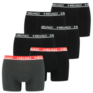 Head Herren Basic Boxer Pant Shorts Unterwäsche Unterhose 6 er Pack