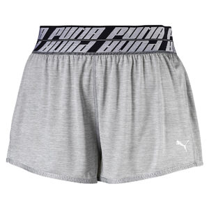PUMA Damen Own It 3" Shorts Pant Hose Pants Fitnesshose grau