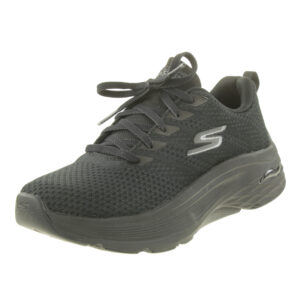 Skechers MAX CUSHIONING ARCH FIT Sneakers Laufschuhe Fitness Damen schwarz 12830...