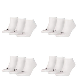 12 Paar Puma Sneaker Invisible Socken Gr. 35 - 49 Unisex für Damen Herren Füßlin...