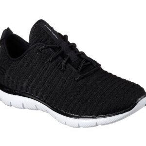 Skechers Sport Womens FLEX APPEAL 2.0 ESTATES Sneakers Damen Schuhe Schwarz