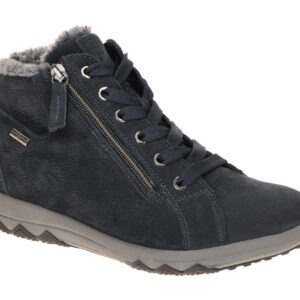Waldl?ufer 961971 H-TERESA Damen Winterstiefelette Blau Notte Warmfutter Ruts...
