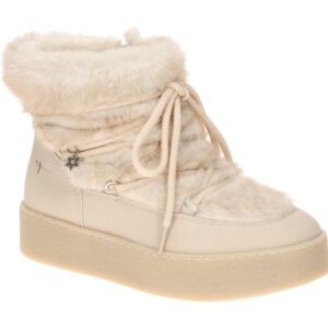 Tamaris Winter Plateau Fell-Boots 1-26802-47 Ivory flach wasserdicht