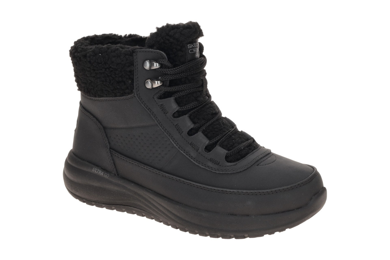 Skechers 144746 BBK Damen Sport Stiefeletten Schwarz Waterproof & rutschfest 1 Skechers 144746 BBK Damen Sport Stiefeletten Schwarz Waterproof & rutschfest