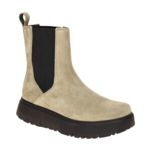 Birkenstock 1033059 THEDA CHELSEA Stiefeletten grau taupe bequeme Plateau-Boots