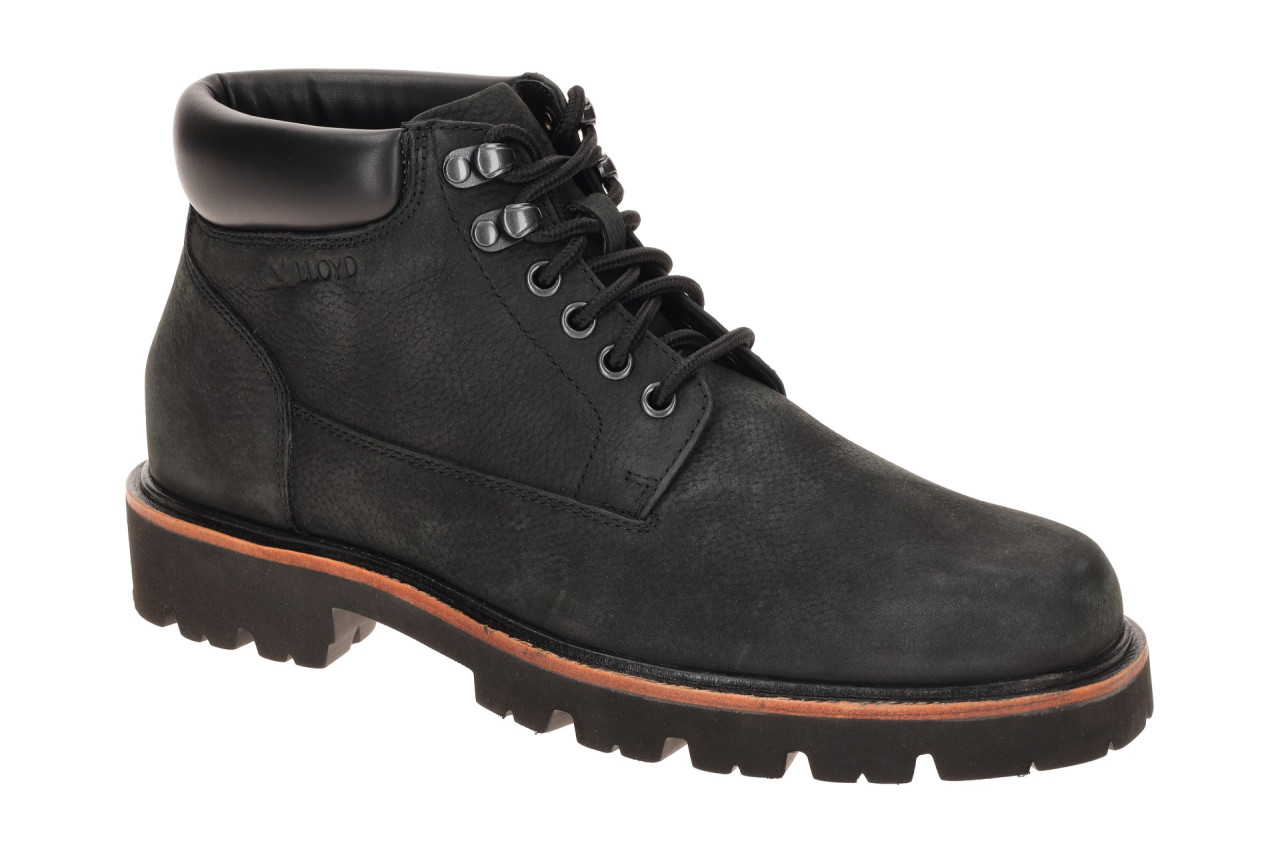 LLOYD 26-537-00 Herren Stiefelette Schwarz Working Boots Style Echtleder Nubuk 1 LLOYD 26-537-00 Herren Stiefelette Schwarz Working Boots Style Echtleder Nubuk