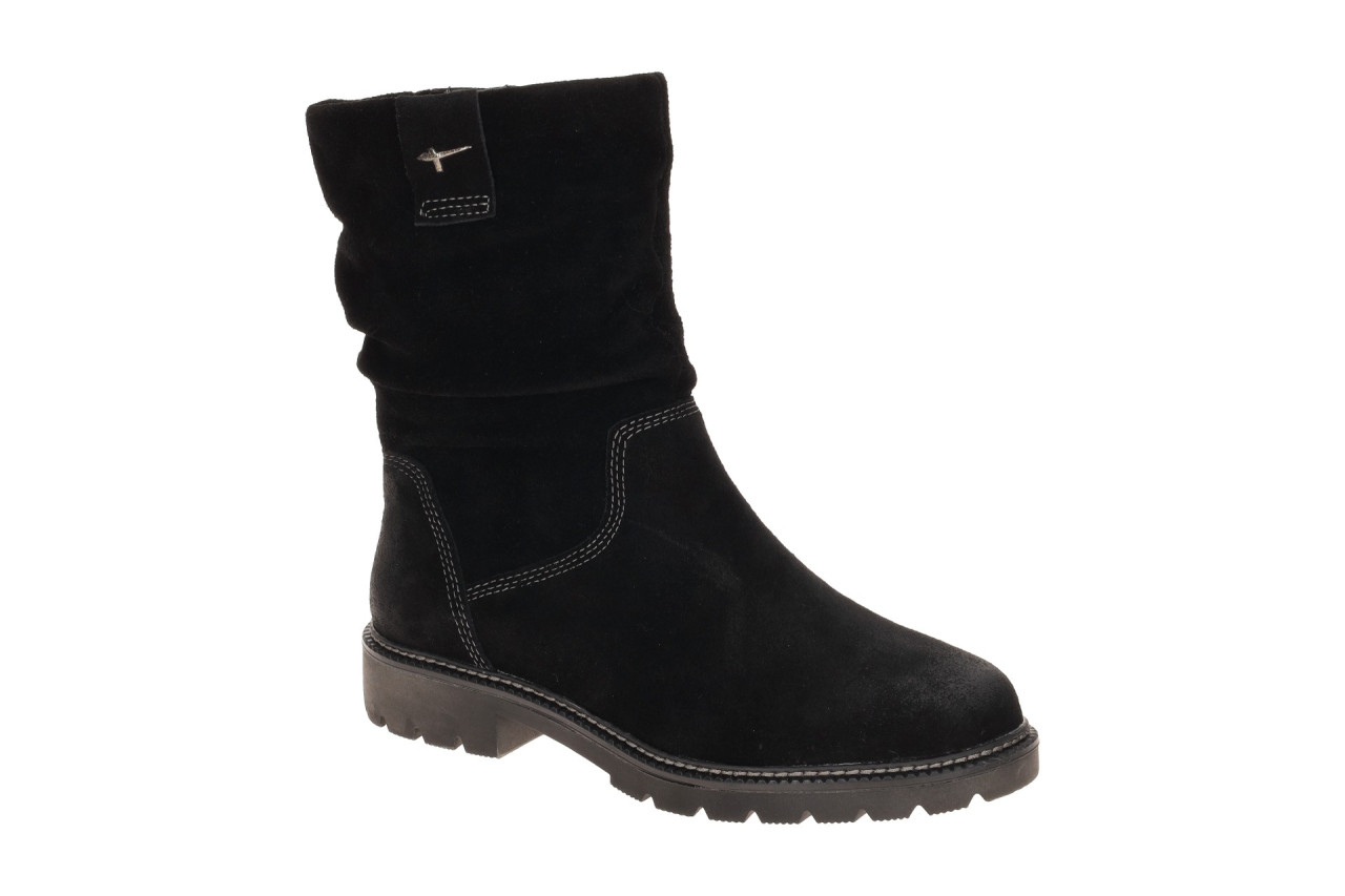 Tamaris Damenstiefel 1-25410-47 001 Schwarz Mid Rise Blockabsatz 1,5cm 1 Tamaris Damenstiefel 1-25410-47 001 Schwarz Mid Rise Blockabsatz 1,5cm