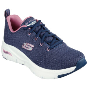 Skechers Arch Fit - GLEE FOR ALL Damen Sneaker 149713 NVPK blau
