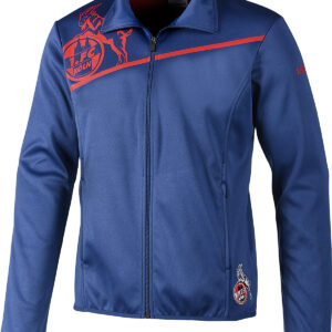 Uhlsport 1.FC Köln Kinder Freizeitjacke Trainingsjacke Full Zip blau