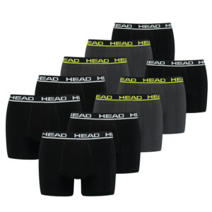 HEAD Herren Men's Basic Boxers Boxer Shorts 10 er Pack