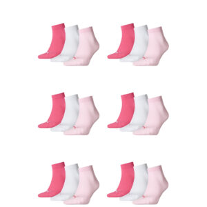18 Paar Puma Unisex Quarter Socken Sneaker Gr. 35 - 49 für Damen Herren Füßling...