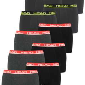 Head Herren Basic Boxer Pant Shorts Unterwäsche Unterhose 10 er Pack