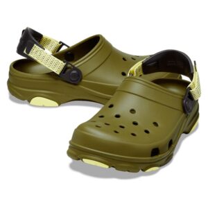 Crocs Classic All Terrain Clog Roomy Fit Unisex Sandale Hausschuh 206340 grün