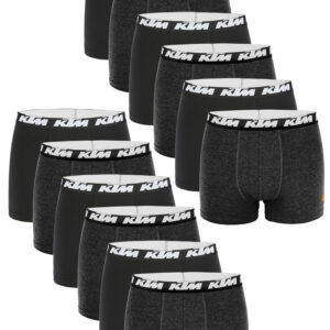 KTM by FREEGUN Boxershorts für Herren Unterwäsche Pant Men´s Boxer 12 er Multipa...