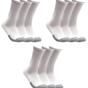 9 Paar Under Armour HeatGear Crew Socken Unisex Sportsocken