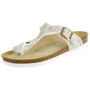 Rohde Alba Damen Zehentrenner Schuhe 5606 17 beige