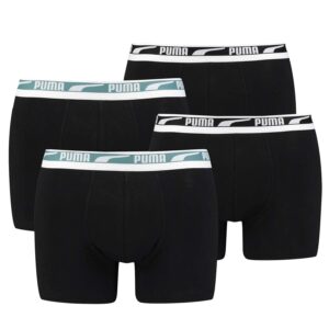 Puma Herren Boxer Boxershorts Men Unterhose Multi Logo Pant Unterwäsche 4er Pack...